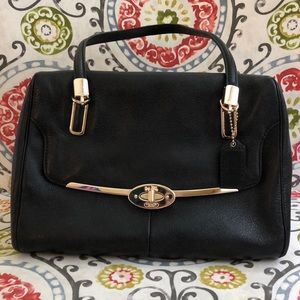 Coach small leather handbag